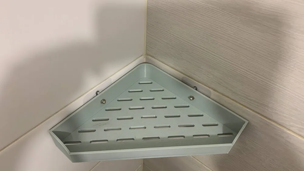 Corner shower shelf - Free 3D Print Model - MakerWorld