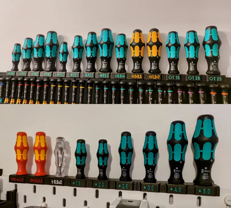 Skadis Top Mount for Wera Screwdrivers (MMU/AMS/multicolor)