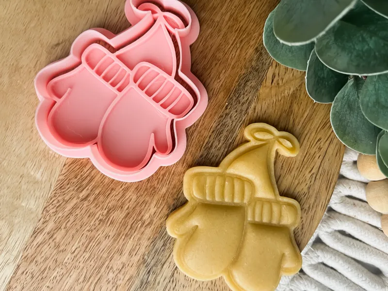 Christmas gloves Cookie cutter + stamp