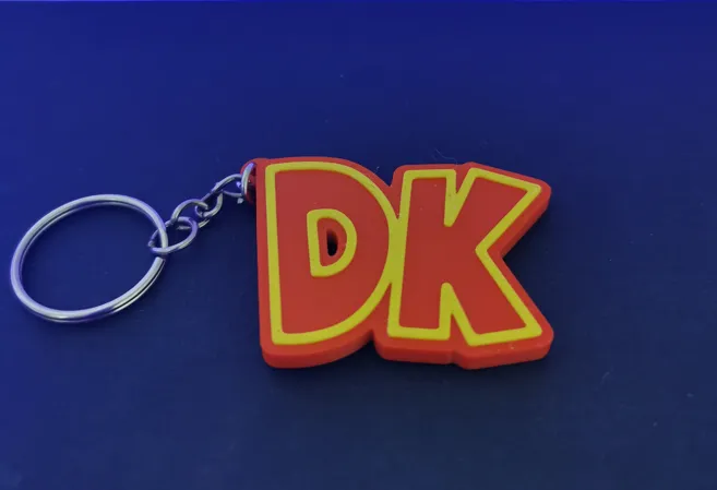 Donkey Kong logo keychain/keyring - porte clés Donkey kong