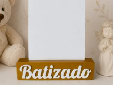 LETREIRO BATIZADO- PARA FOTOGRAFIA