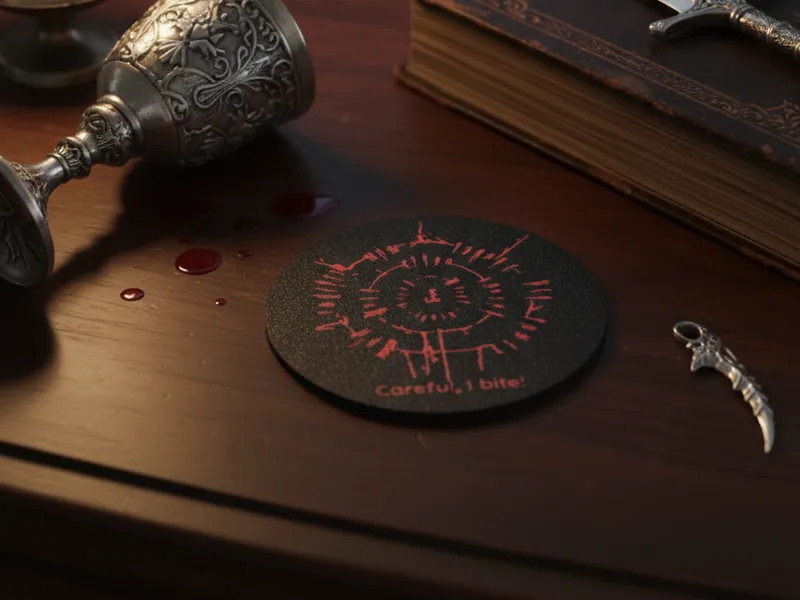 Astarion’s Sigil: Vampire Spawn Coaster - BG3 Fan