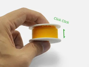 Llavero: Filament Spool Clicker Fidget Toy Keychain — vista de referencia 3