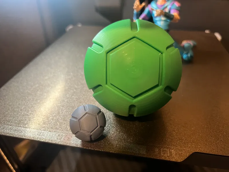 gyros' steel ball lifesize and keyring
