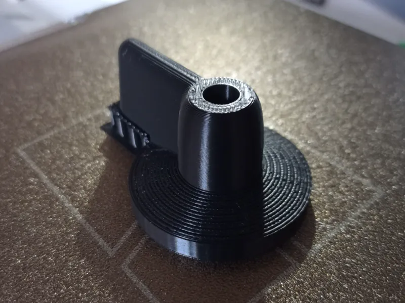 Knob for machines