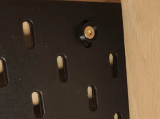 Skadis plate 15mm standoffs with screw cover