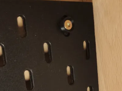 Skadis plate 15mm standoffs with screw cover