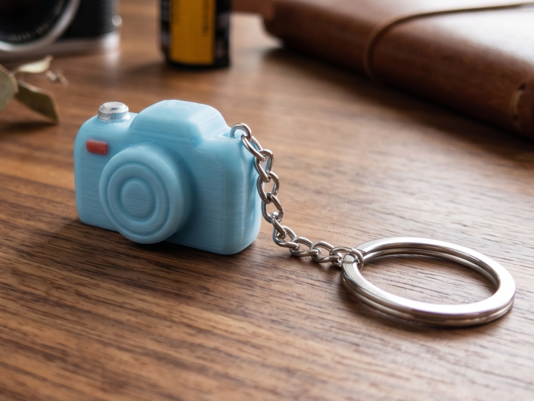 Cute Chibi Camera Keychain