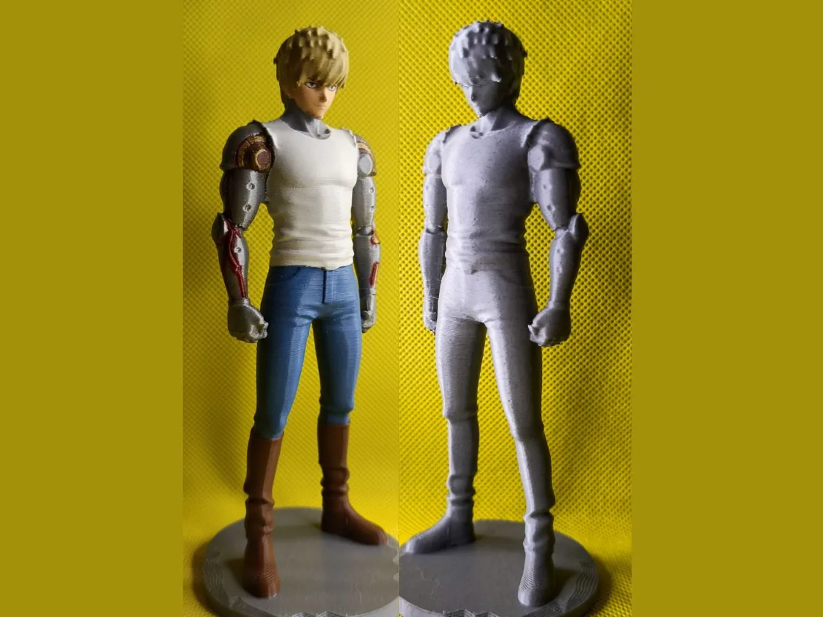 Genos from One punch man - Free 3D Print Model - MakerWorld