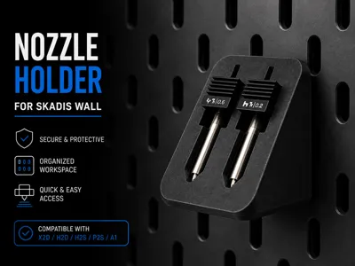 SKADIS NOZZLE HOLDER - X2D • H2D • H2S • P2S • A1