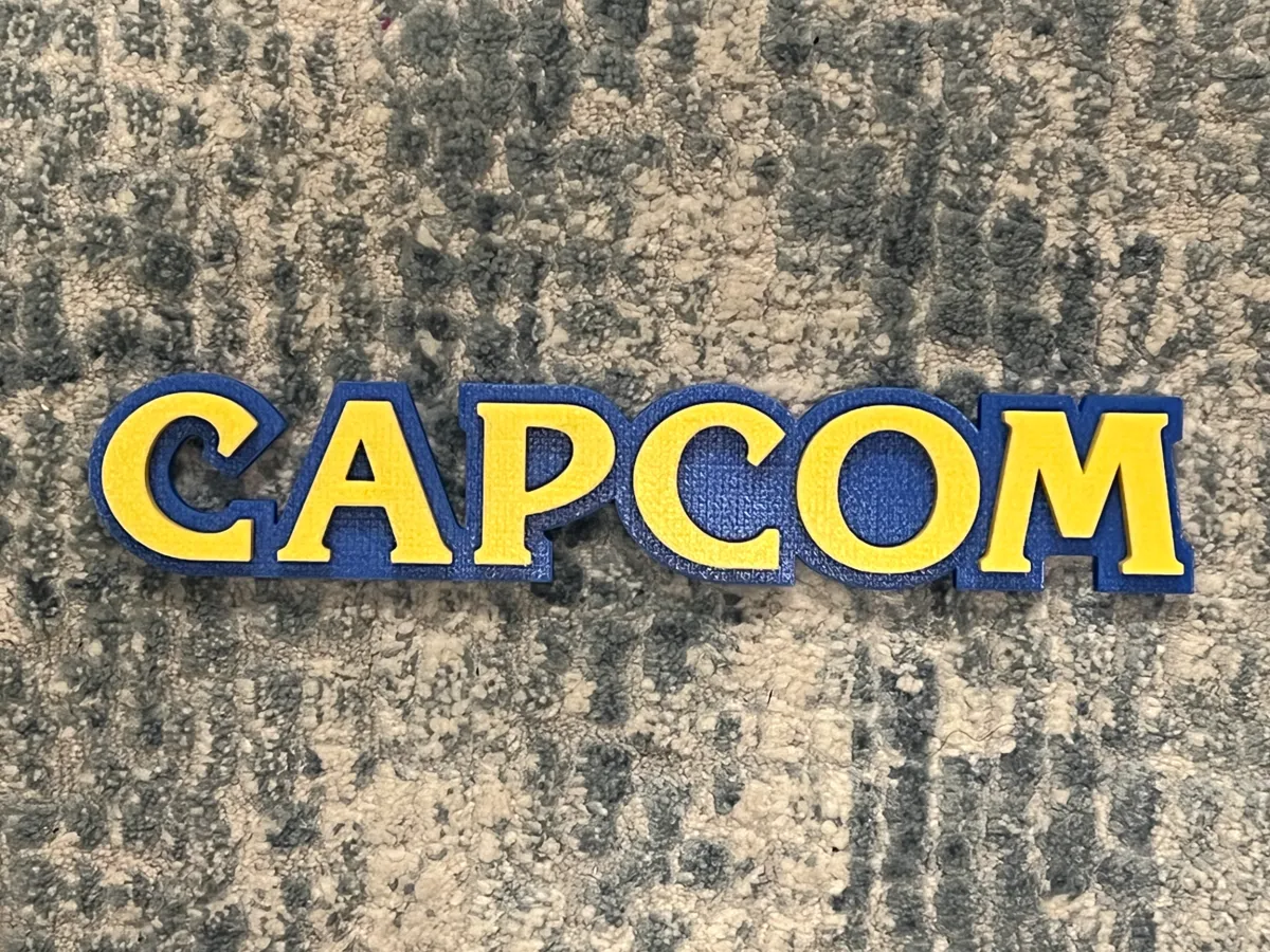 Letrero de pared de Capcom - Modelo de impresión 3D gratuito - MakerWorld