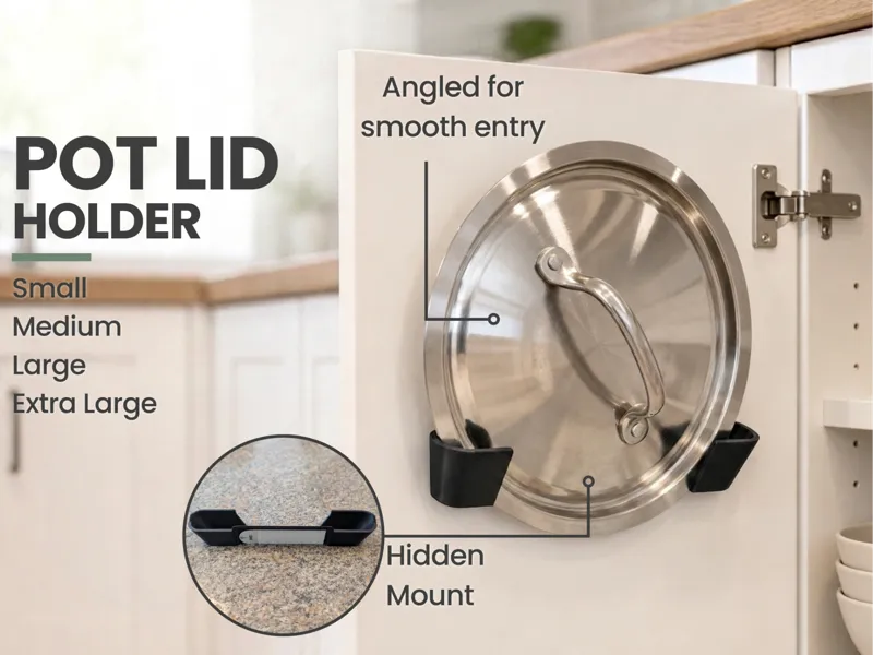Advanced Pot Lid Holders | 4 Sizes | No supports