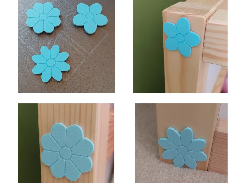 Allen key hole decorations