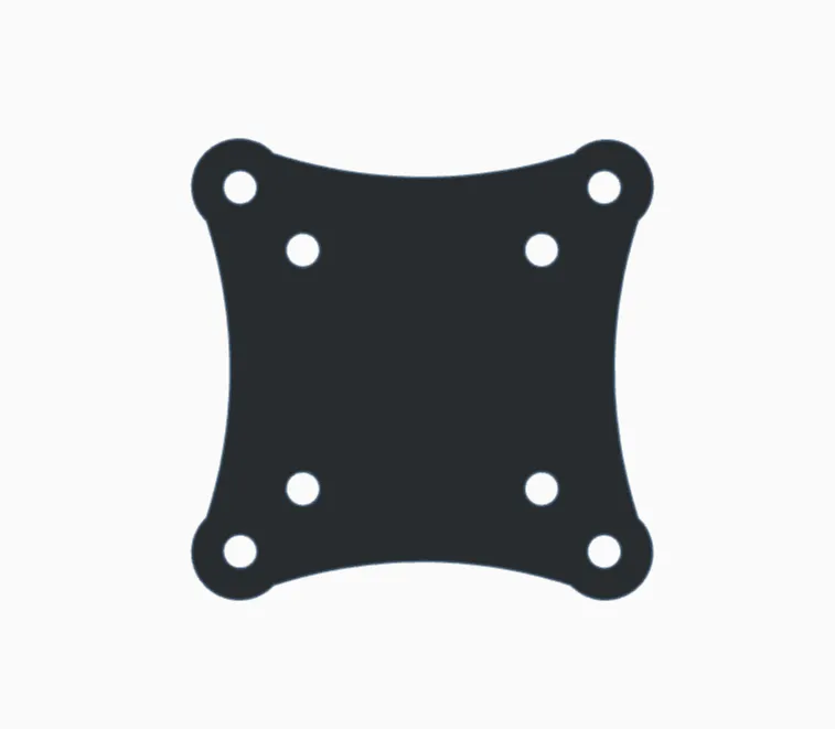 30x30mm to 20x20mm flight controller adapter