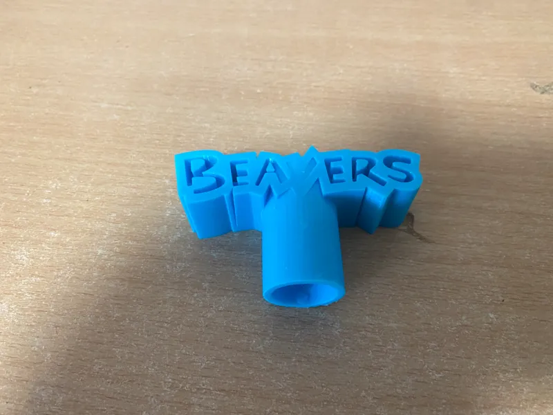 Beavers scouts flag topper