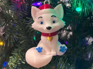 Christmas Artic Fox - Elf On the Shelf Pet