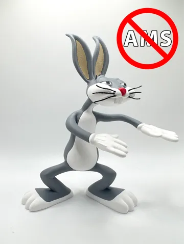 Accesorio para impresora 3D: Bugs Bunny Meme NO AMS — vista de referencia 2