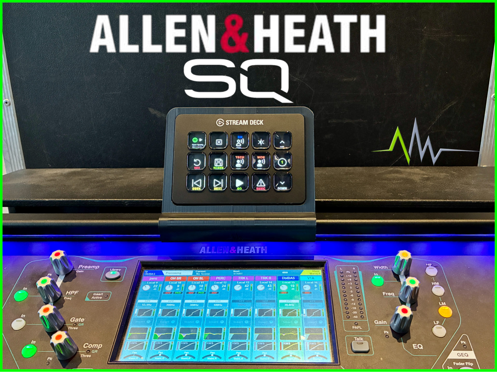 Allen & Heath SQ - Stream Deck MK.2 Mount