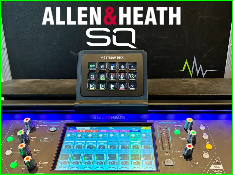 Allen & Heath SQ - Stream Deck MK.2 Mount