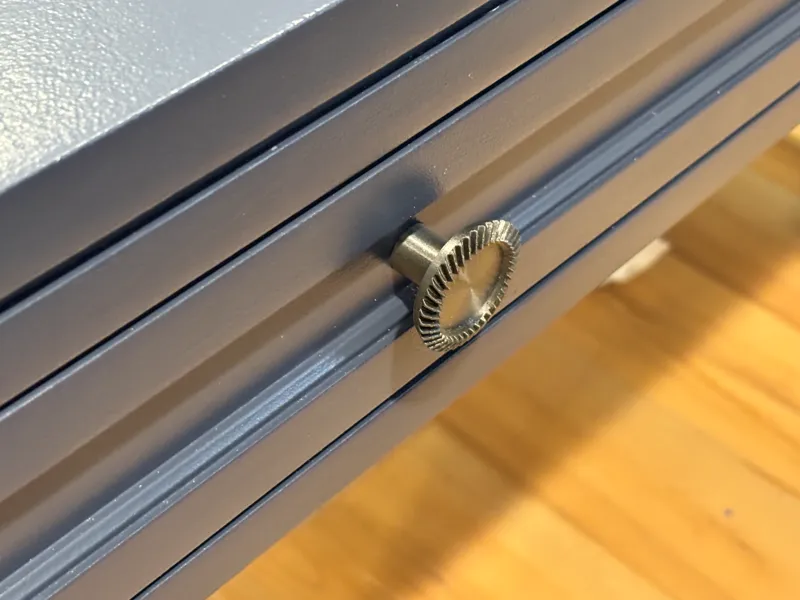 Bevel Gear Drawer Pull