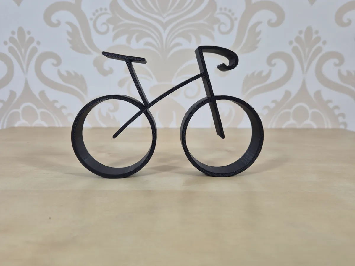 Décoration vélo minimaliste (line art)
