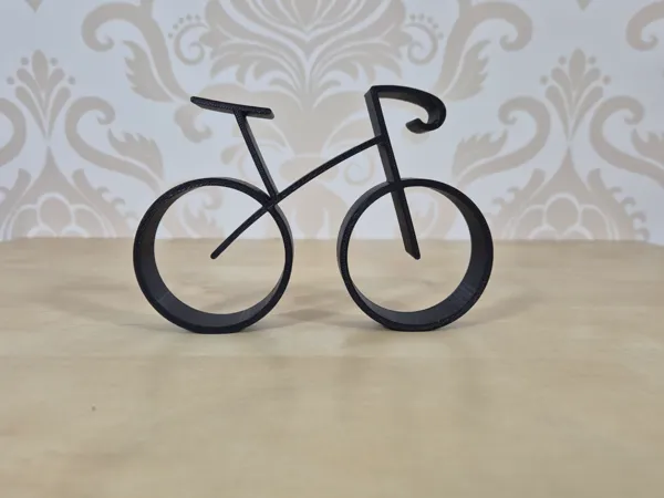 Décoration vélo minimaliste (line art)