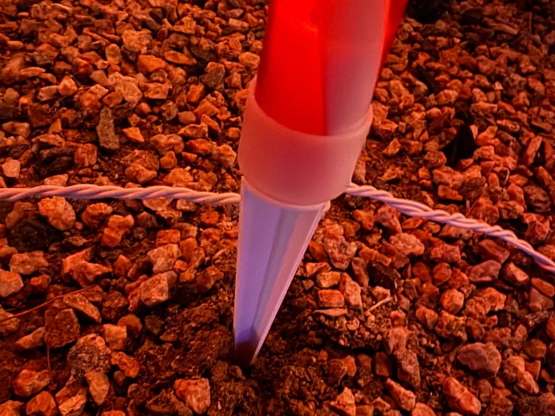 Lighted Candy Cane Yard Ornament Replacement Spike
