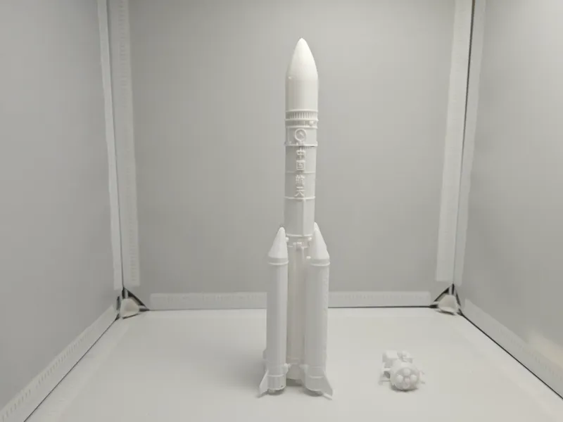 长征5号立体可拆分冰箱贴