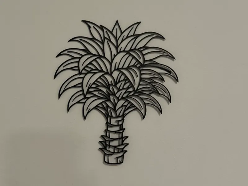palme wall art dekoration