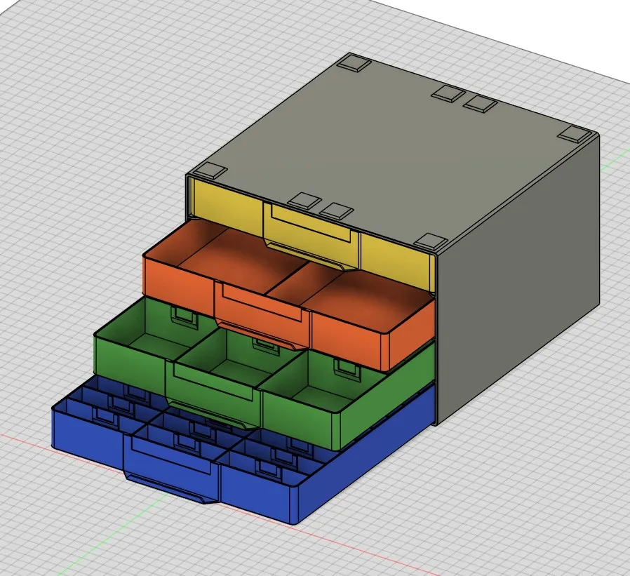 Modular Storage Drawer for Small Parts – Part 4 - Free 3D Print Model ...