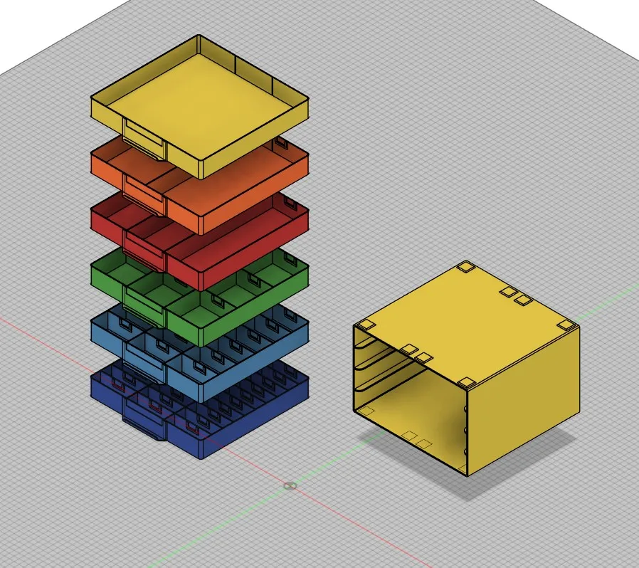 Modular Storage Drawer for Small Parts – Part 4 - Free 3D Print Model ...
