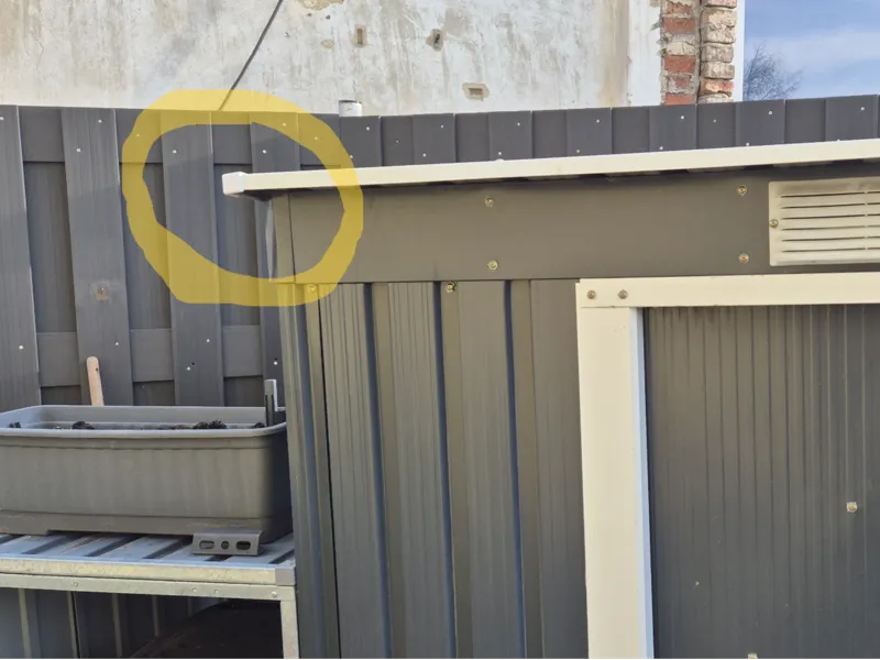 Corner Cap Sheet Metal Garden House
