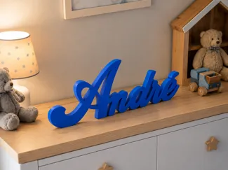 Nome Decorativo André – Impressão 3D para Quarto