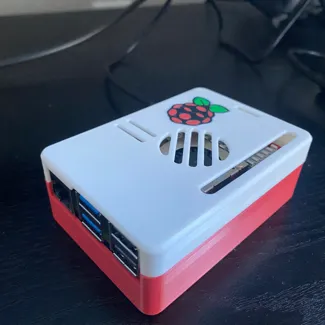Raspberry Pi 5 case for Pimoroni NVME Base