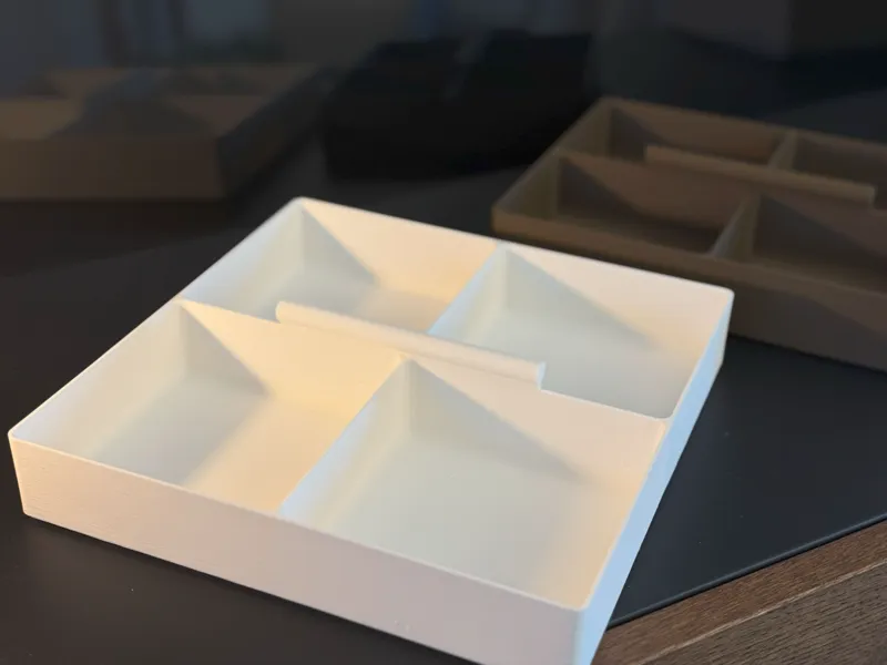 230x230 Tray for IKEA Klackenäs bin