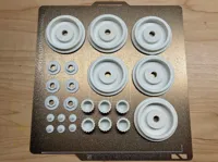 6 tops - 0.2mm layer, 2 walls, 15% infill