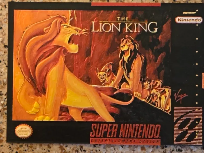 SNES lion king cover hueforge