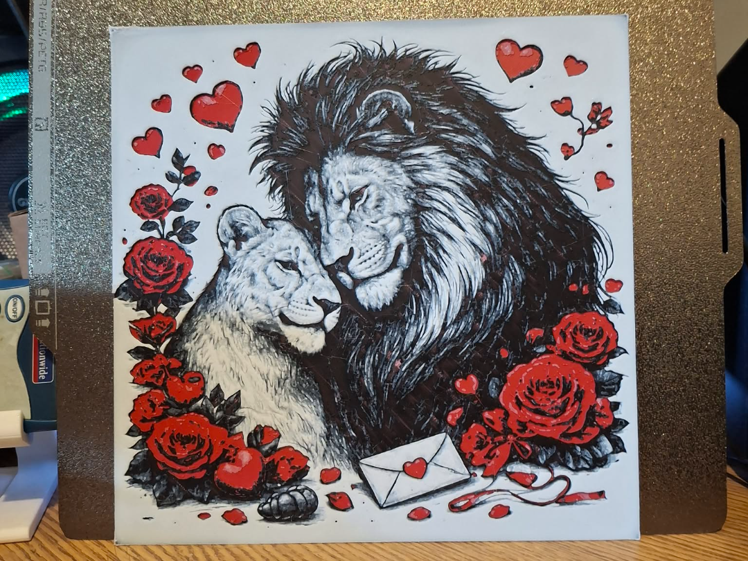 Lion love - Hueforge