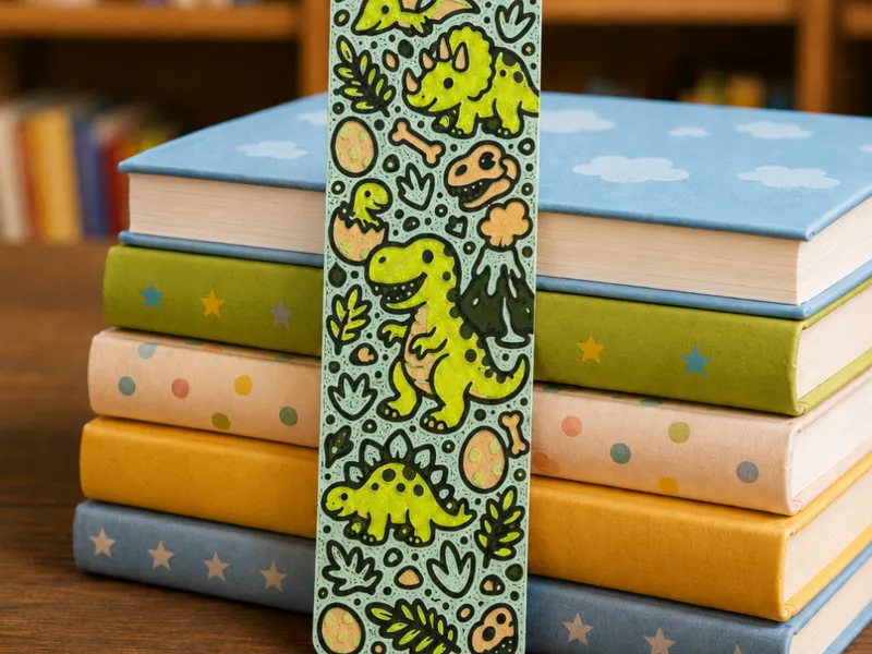 Cute Dino Bookmark