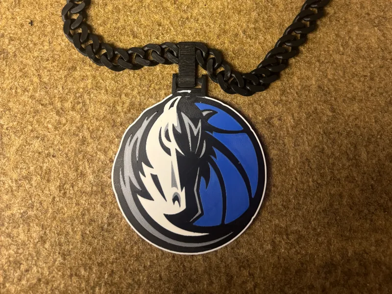 DALLAS mavericks logo Chain