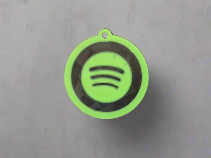 NFC Spotify Keychain