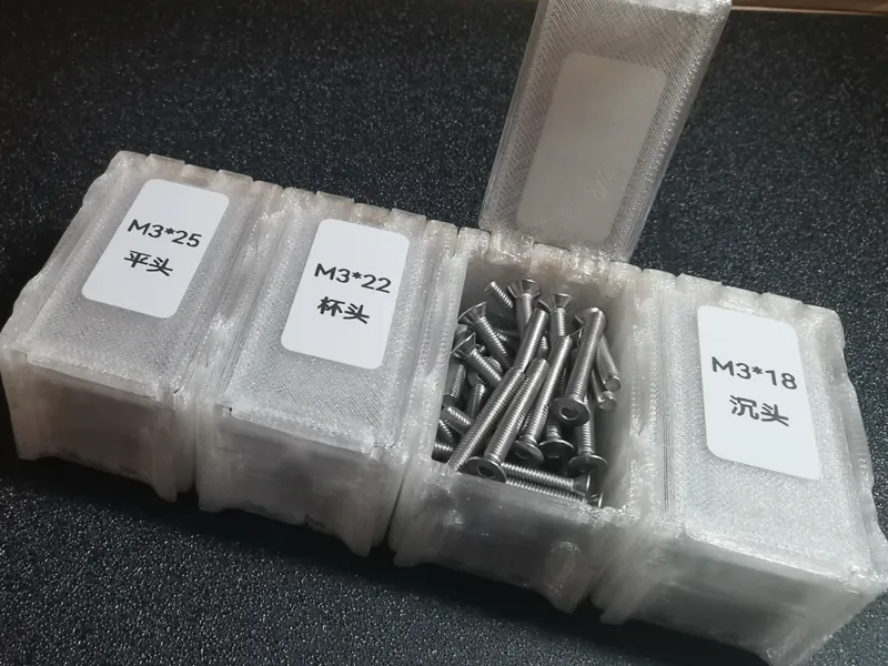 Screw box/component box
