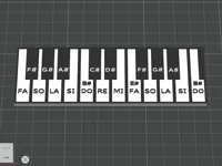 English Musical Scale Chart: Do-Re-Mi　