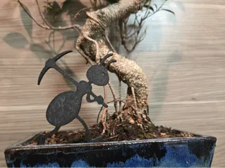 Garden Ant With Pickaxe Decoration Spike
