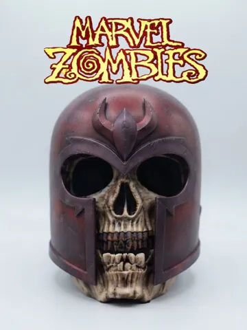 Pieza para disfraz o exhibición: ZOMBIE MAGNETO HELMET — vista de referencia 2