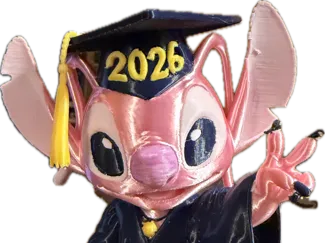 Stitch Angel Graduate Graduation 2026