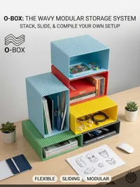 O-Box - Wavy Modular Storage System (All printers)