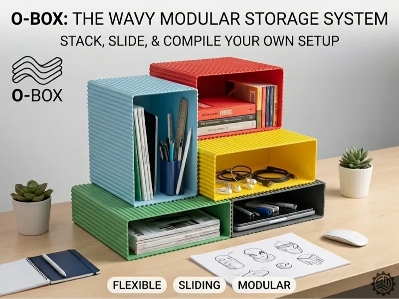 O-Box - Wavy Modular Storage System