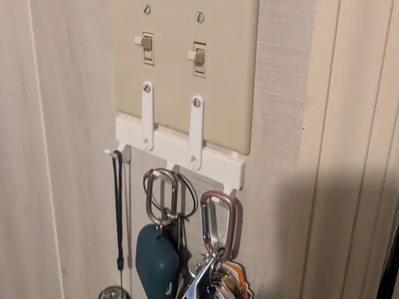light-switch key hooks