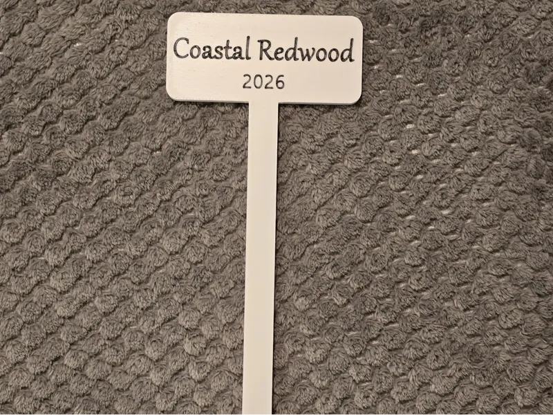 Editable Extra-Visible Plant Tags